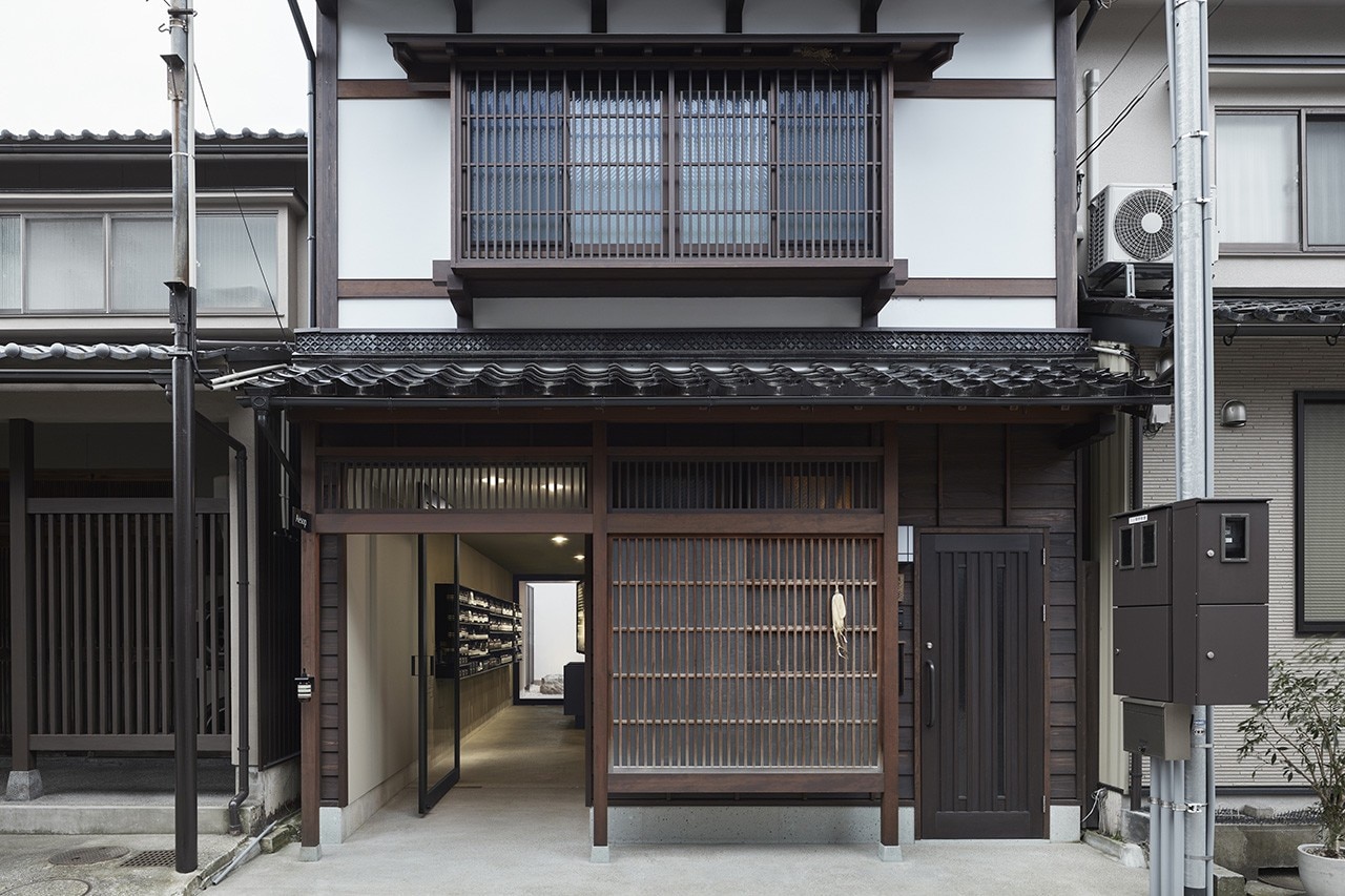 Japan. A traditional style row house hosts Aesop Kanazawa Domus